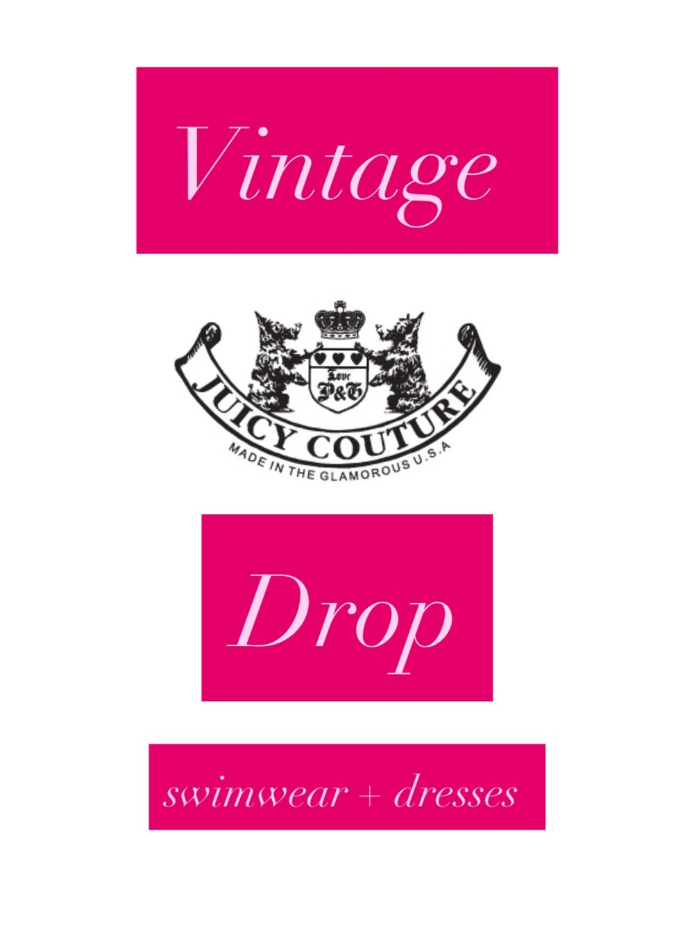 💓💓💓 Vintage Juicy Couture Swimwear and Dresses Drop 💓💓💓